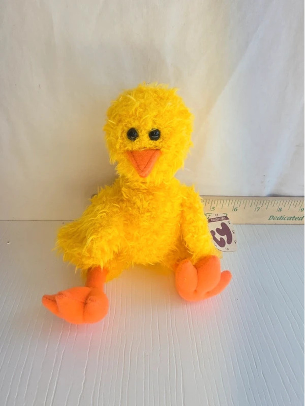 Vintage 1993 Ty Classic Bonnie Yellow Duck Plush (No Bonnet)